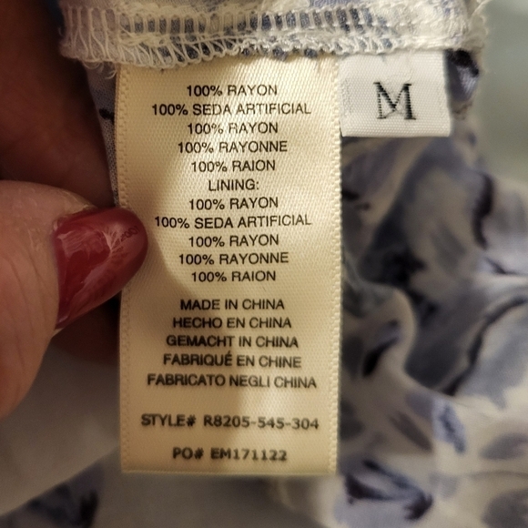 Anthropologie Cloth & Stone Med "Made with love for Anthropologie "Vivian dress - Picture 13 of 15